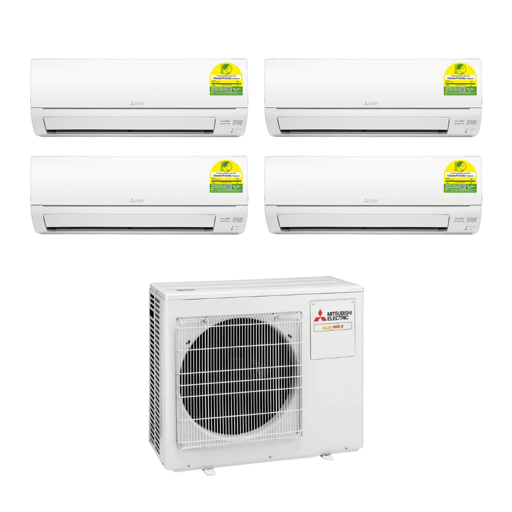 Mitsubishi Electric Starmex System 4: four indoor units and one outdoor unit