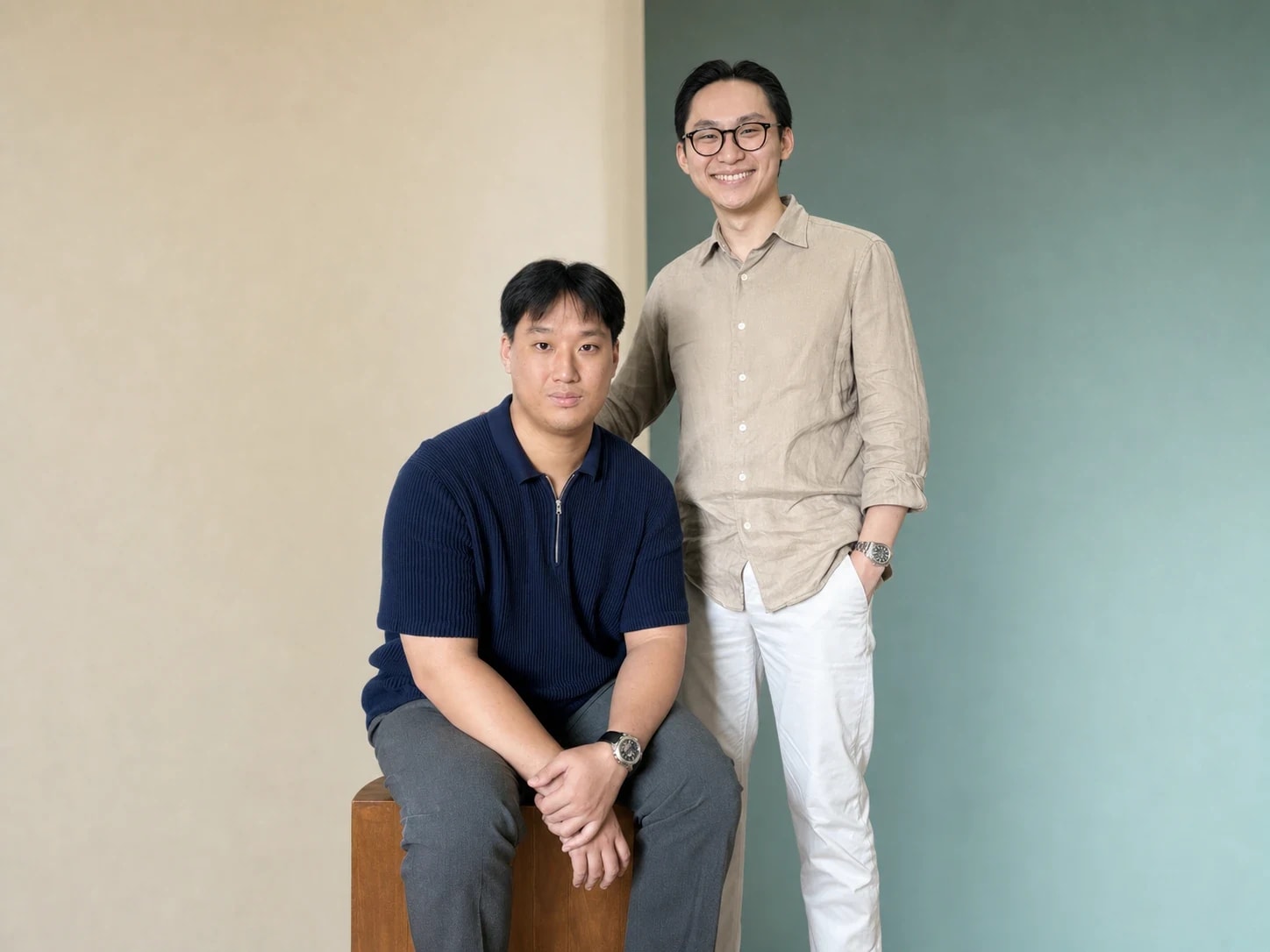 Vernon and Darrell, Almond's founders